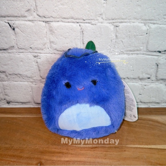 Squishmallows Other - Squishmallow Fuzz A Mallows 5" Bluby